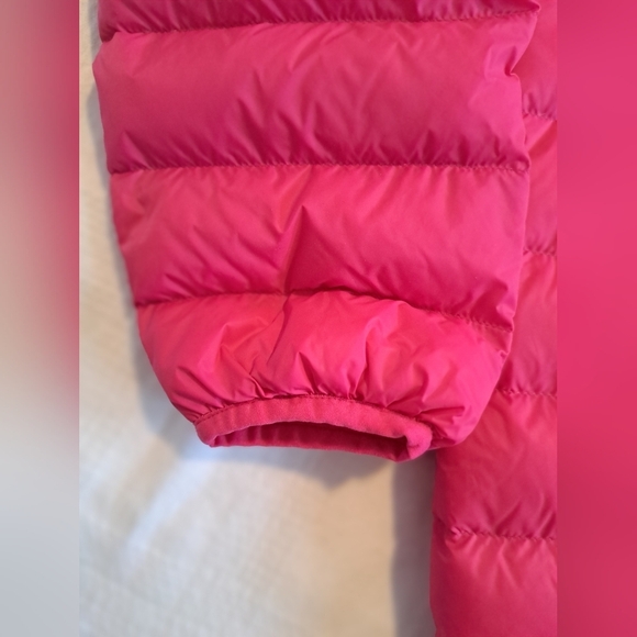 Eddie Bauer girls size Medium or 10-12 bubblegum pink duck down puffer jacket - Picture 3 of 6